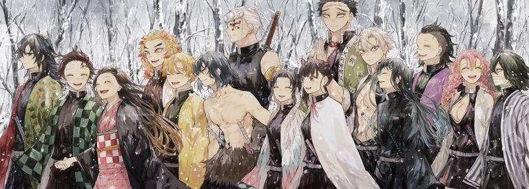 Fan art to commemorate the end of Kimetsu no Yaiba - The end of defeating Japan's nicest demons. art, commemorate, end, fan, kimetsu 77 Fan art to commemorate the end of Kimetsu no Yaiba - The end of defeating Japan's nicest demons.