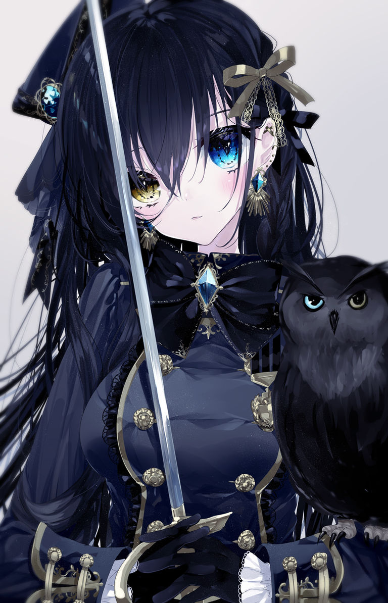 Drawings of Girls with Heterochromia - Mysterious Radiance. drawings, girls, heterochromia, mysterious, radiance 9 Drawings of Girls with Heterochromia - Mysterious Radiance.