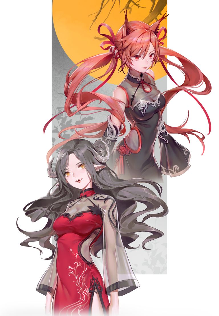 Drawings of Cheongsam Dresses - Glued on that Dresses' Slit♡ cheongsam, drawings, dresses, glued, slit 15 Drawings of Cheongsam Dresses - Glued on that Dresses' Slit♡