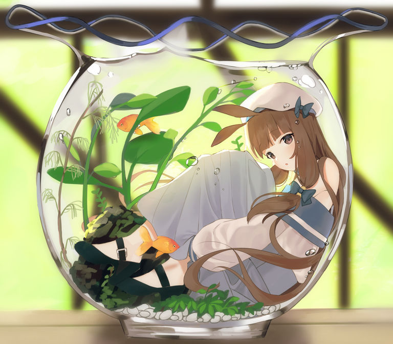 Drawings of Goldfish - Swimming with Grace. drawings, goldfish, grace, pixiv, swimming 8 Drawings of Goldfish - Swimming with Grace.
