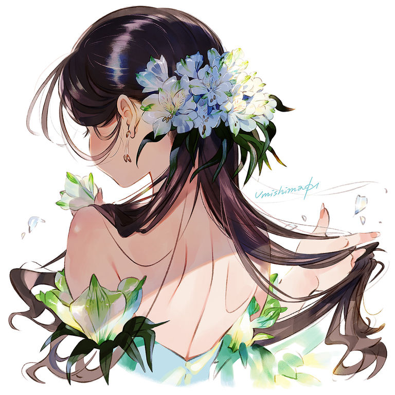 Drawings of Girls' Back - Moving On. back, drawings, girls, moving, pixiv 4 Drawings of Girls' Back - Moving On.