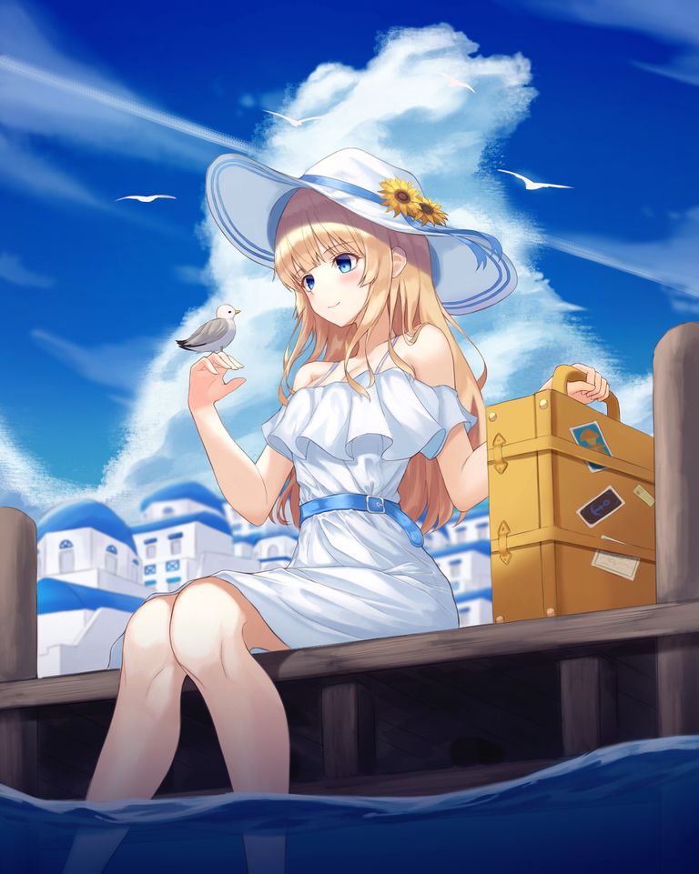 Drawings of Sundresses - Wearing Summer. drawings, pixiv, summer, sundresses, wearing 11 Drawings of Sundresses - Wearing Summer.