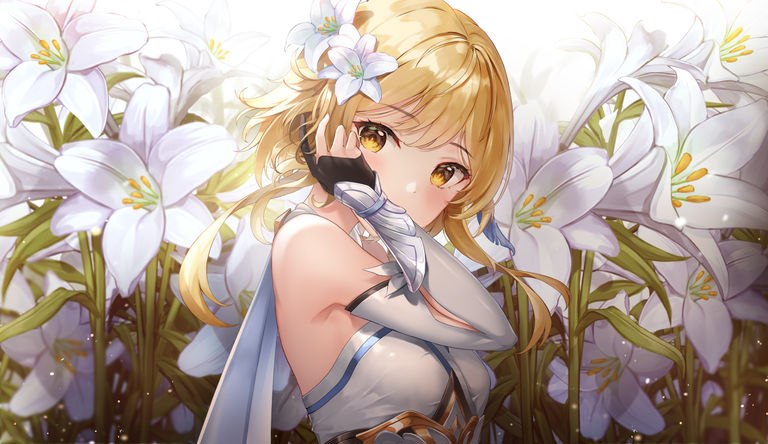 Drawings of White Lilies - The Language of Flowers is Pure. drawings, flowers, language, lilies, white 5 Drawings of White Lilies - The Language of Flowers is Pure.