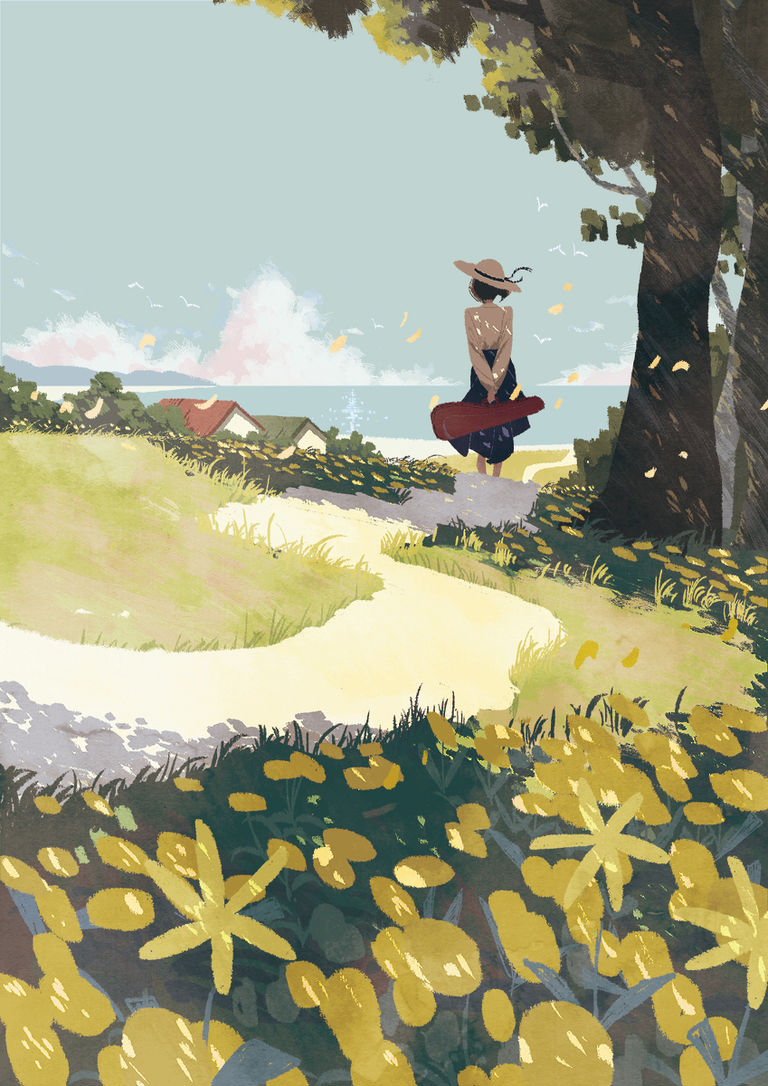 Drawings of Girls' Back - Moving On. back, drawings, girls, moving, pixiv 16 Drawings of Girls' Back - Moving On.