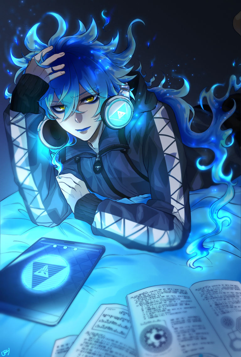 Drawings of Boys with Blue Hair - Cool? Hot? blue, boys, cool, drawings, hair 10 Drawings of Boys with Blue Hair - Cool? Hot?