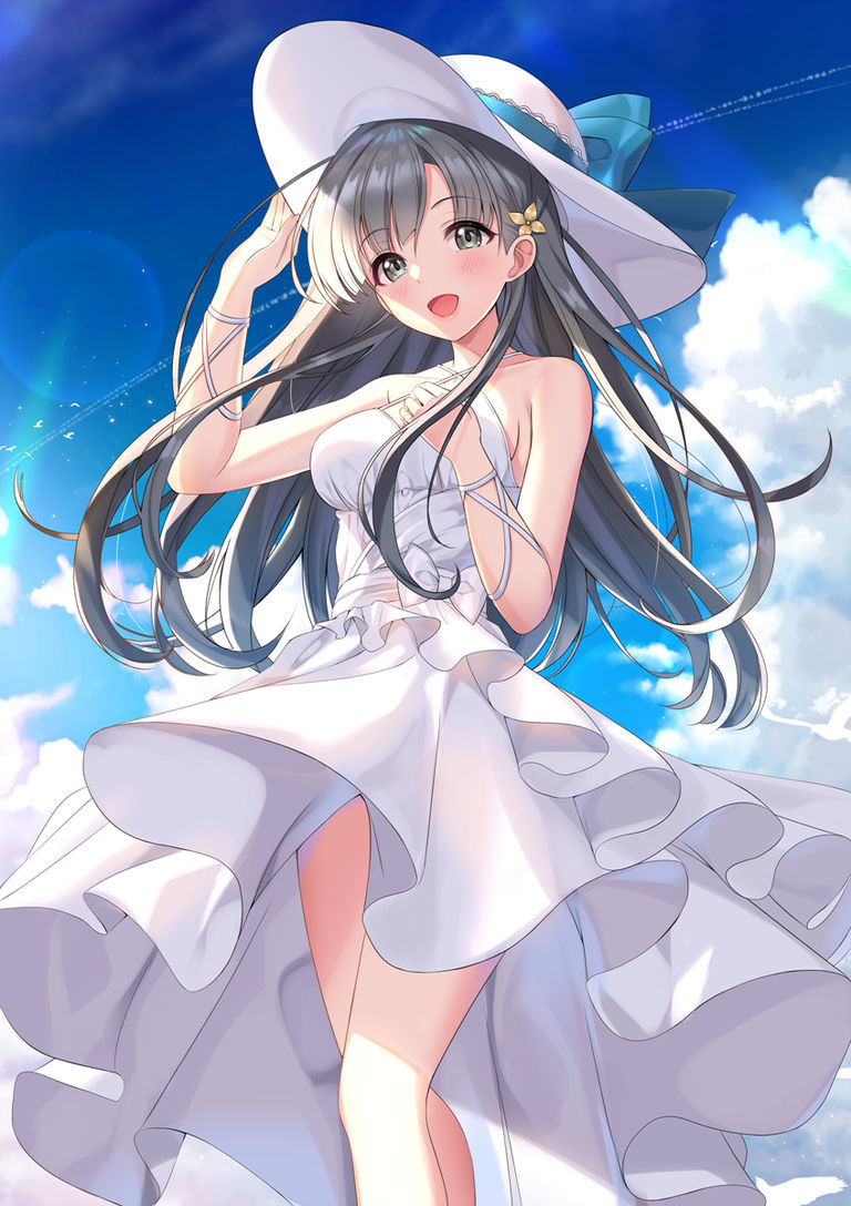 Drawings of Sundresses - Wearing Summer. drawings, pixiv, summer, sundresses, wearing 12 Drawings of Sundresses - Wearing Summer.