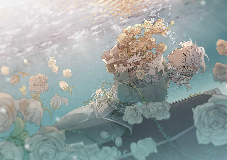 Drifting in the Water - Slowly Sinking. drifting, pixiv, sinking, slowly, water 17 Drifting in the Water - Slowly Sinking.