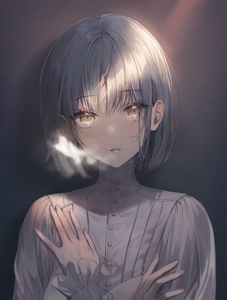 Gray Drawings - A Sense of Melancholy. drawings, gray, melancholy, pixiv, sense 7 Gray Drawings - A Sense of Melancholy.