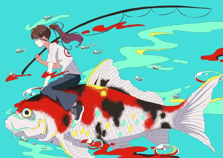 Drawings of Koi Fish - Swimming Works of Art. art, draw, drawing, drawings, min 6 Drawings of Koi Fish - Swimming Works of Art.