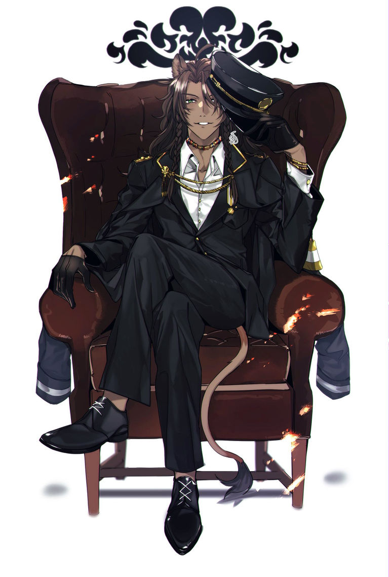 Fan Art of Leona Kingscholar (Twisted-Wonderland) - The Bold Second Prince. art, fan, kingscholar, leona, twisted 9 Fan Art of Leona Kingscholar (Twisted-Wonderland) - The Bold Second Prince.