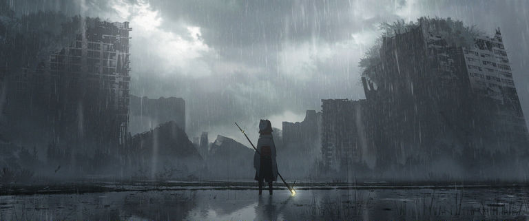 Gray Drawings - A Sense of Melancholy. drawings, gray, melancholy, pixiv, sense 5 Gray Drawings - A Sense of Melancholy.