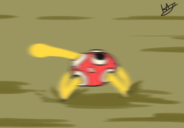 走るツボツボ