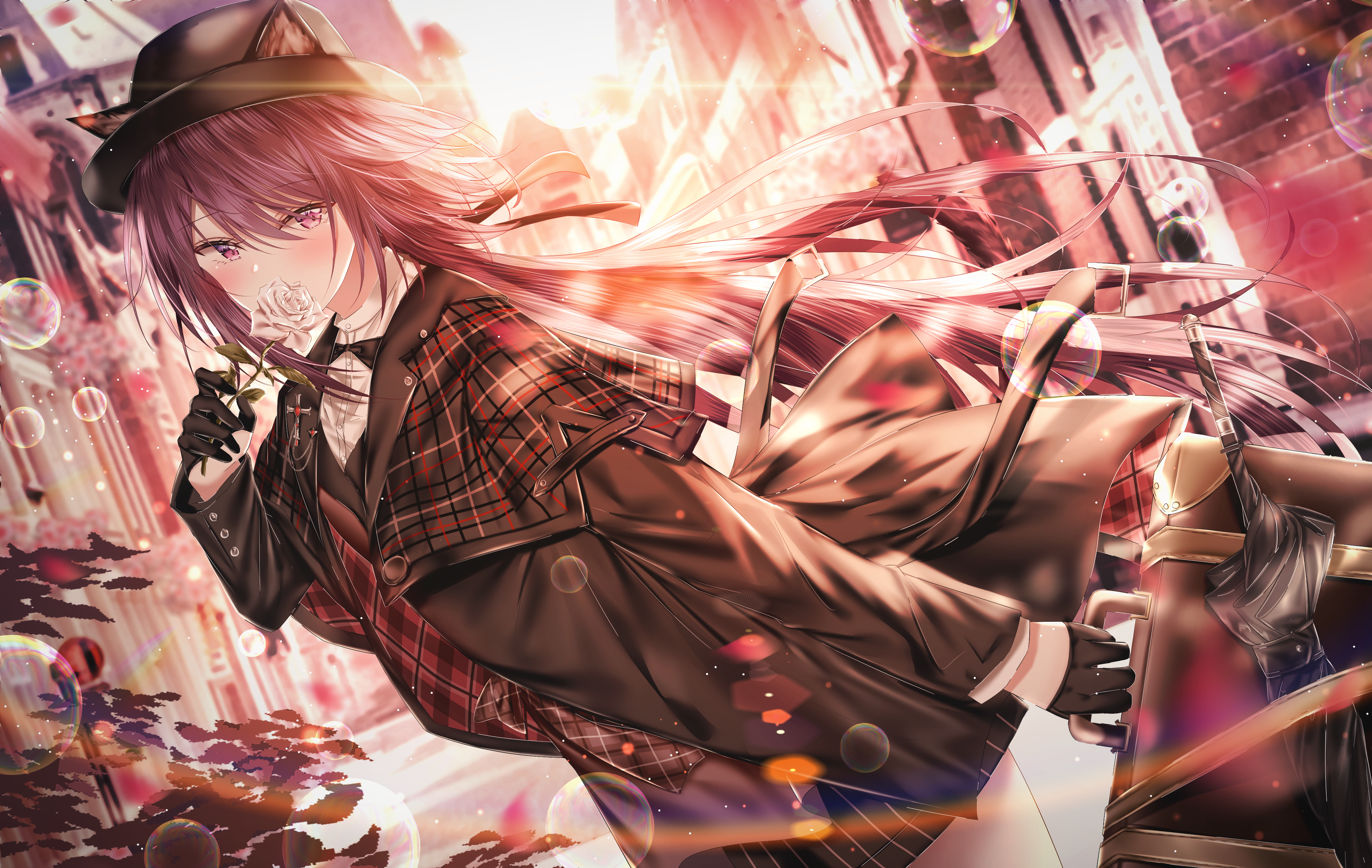 圖 貼貼玫蘭莎。