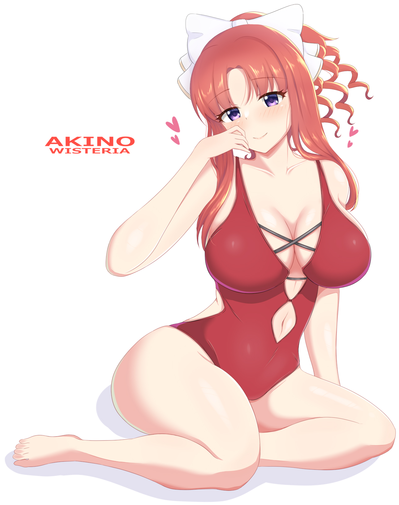 圖 貼貼泳裝秋乃。