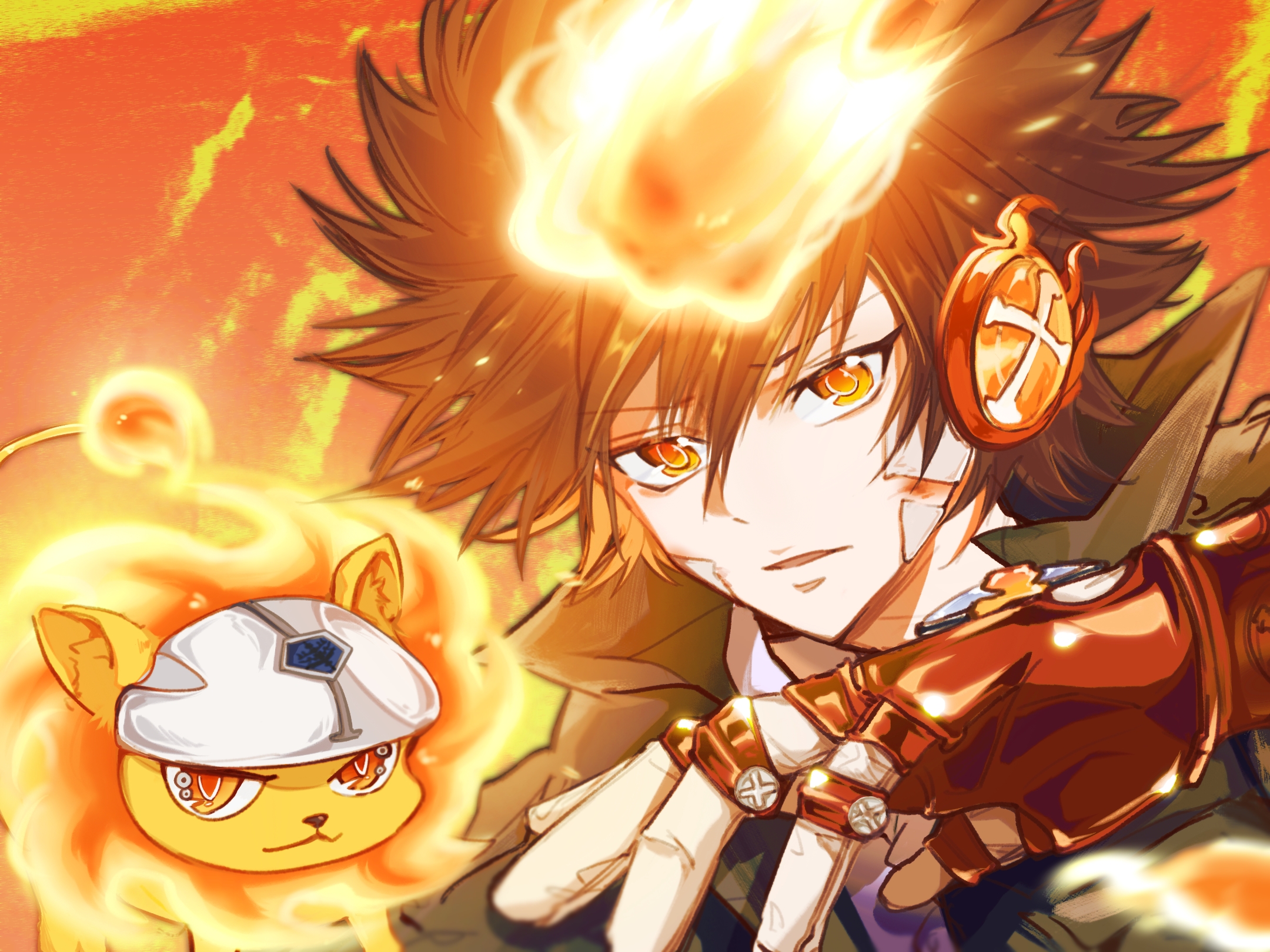 圖 貼貼澤田綱吉。