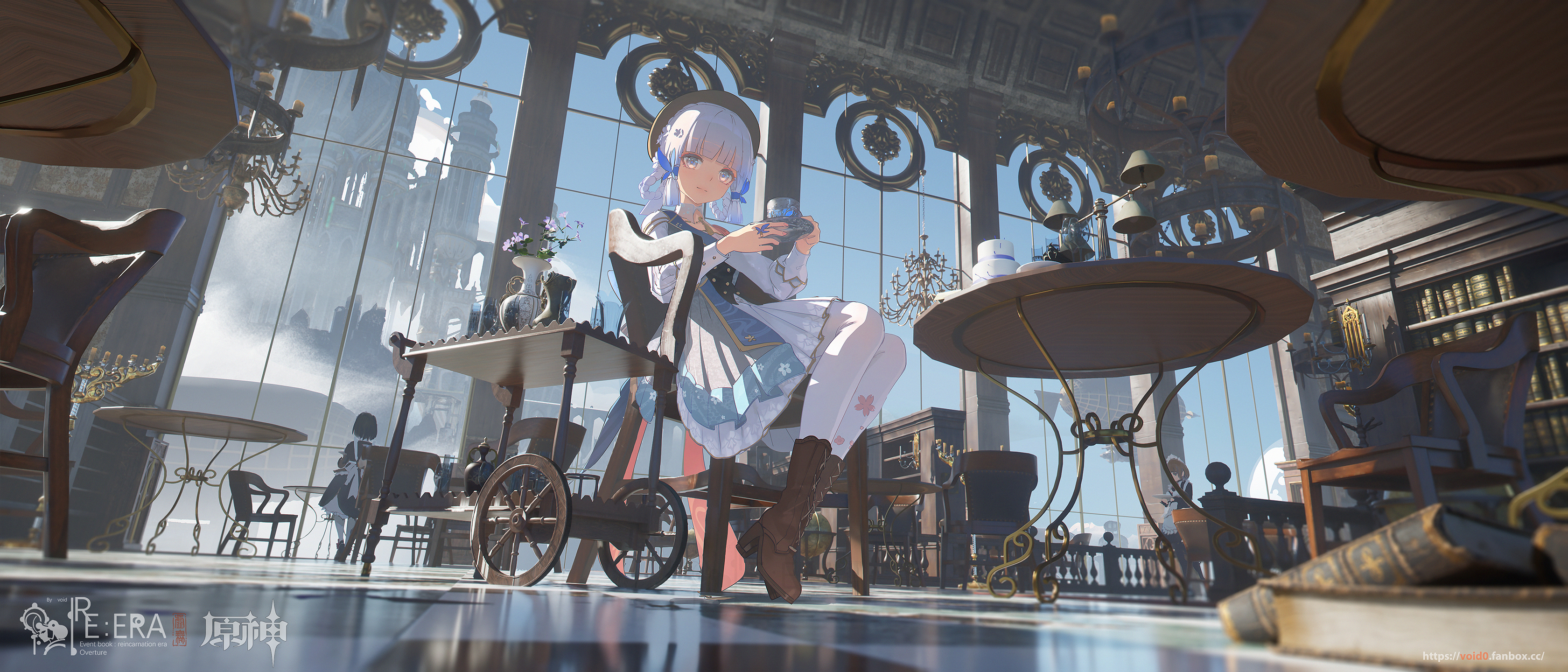 圖 貼貼神里綾華。