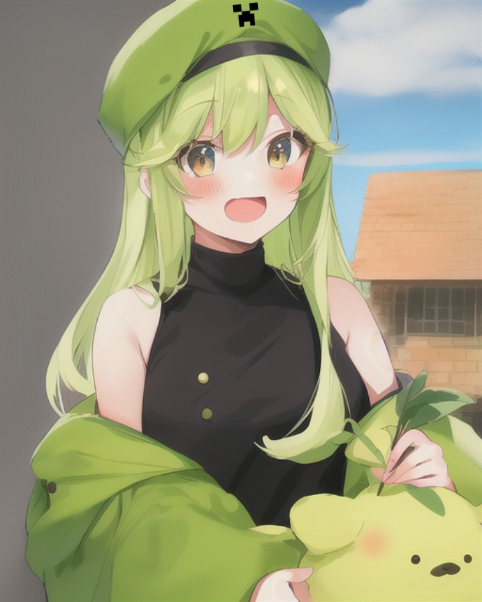 圖 貼貼MineCraft。