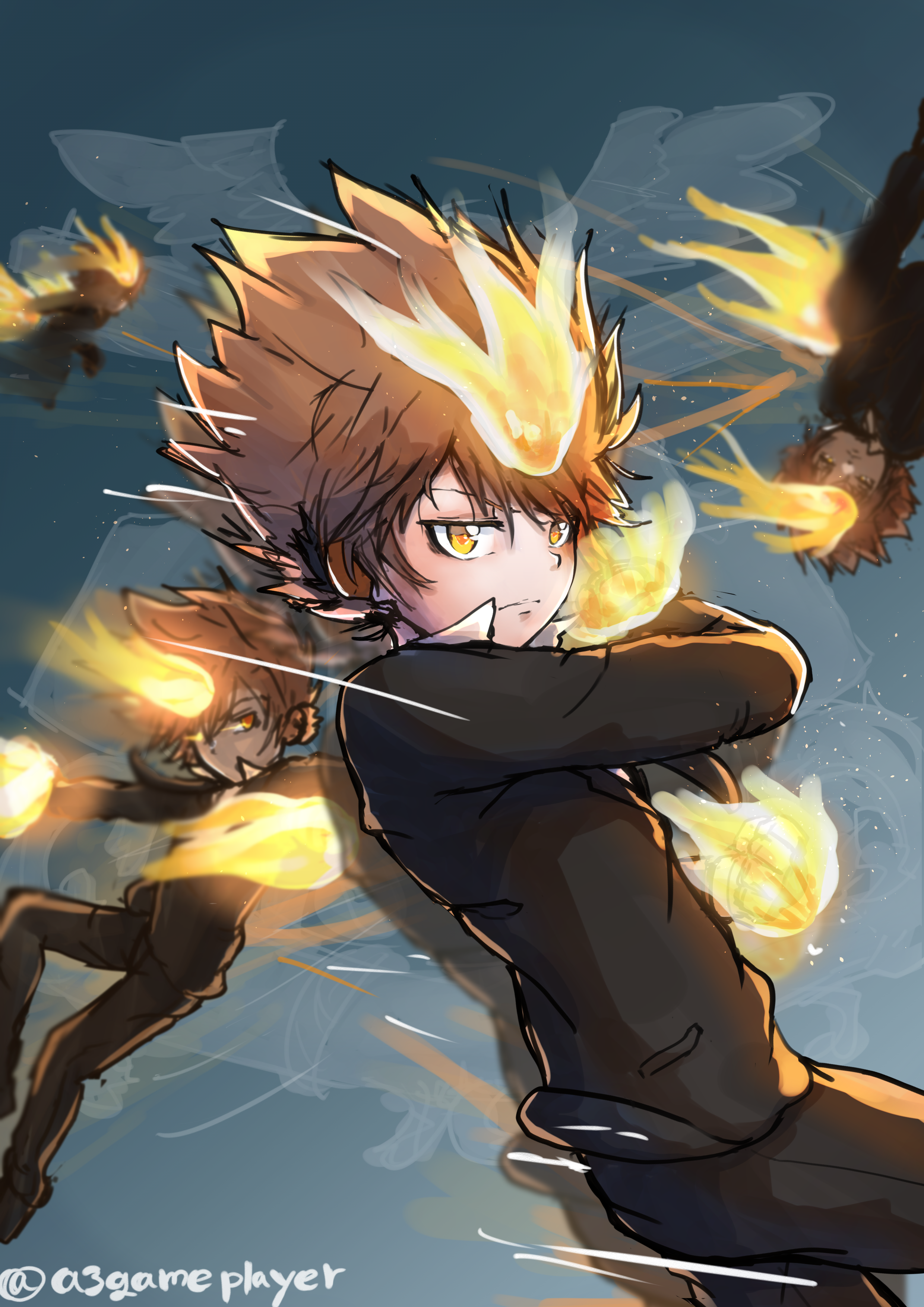 圖 貼貼澤田綱吉。