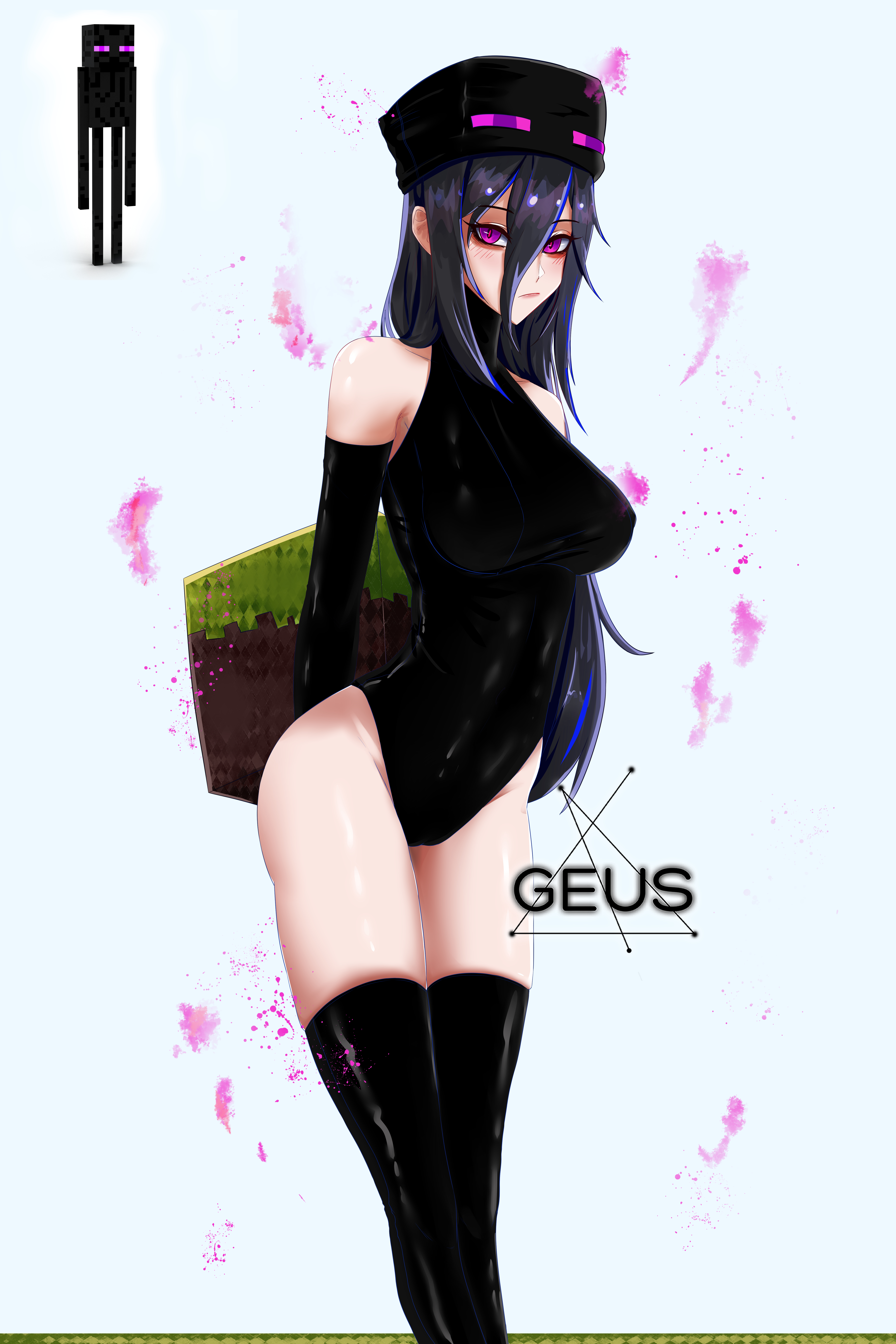 圖 貼貼MineCraft。