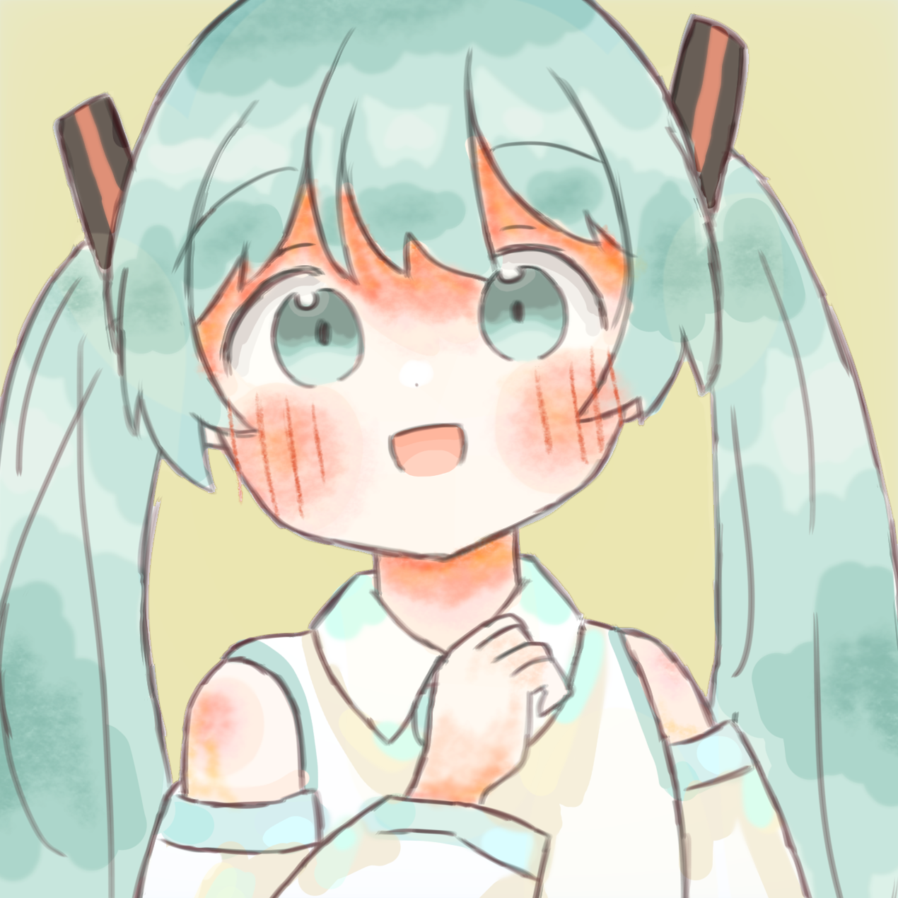 [V家] 貼貼初音。