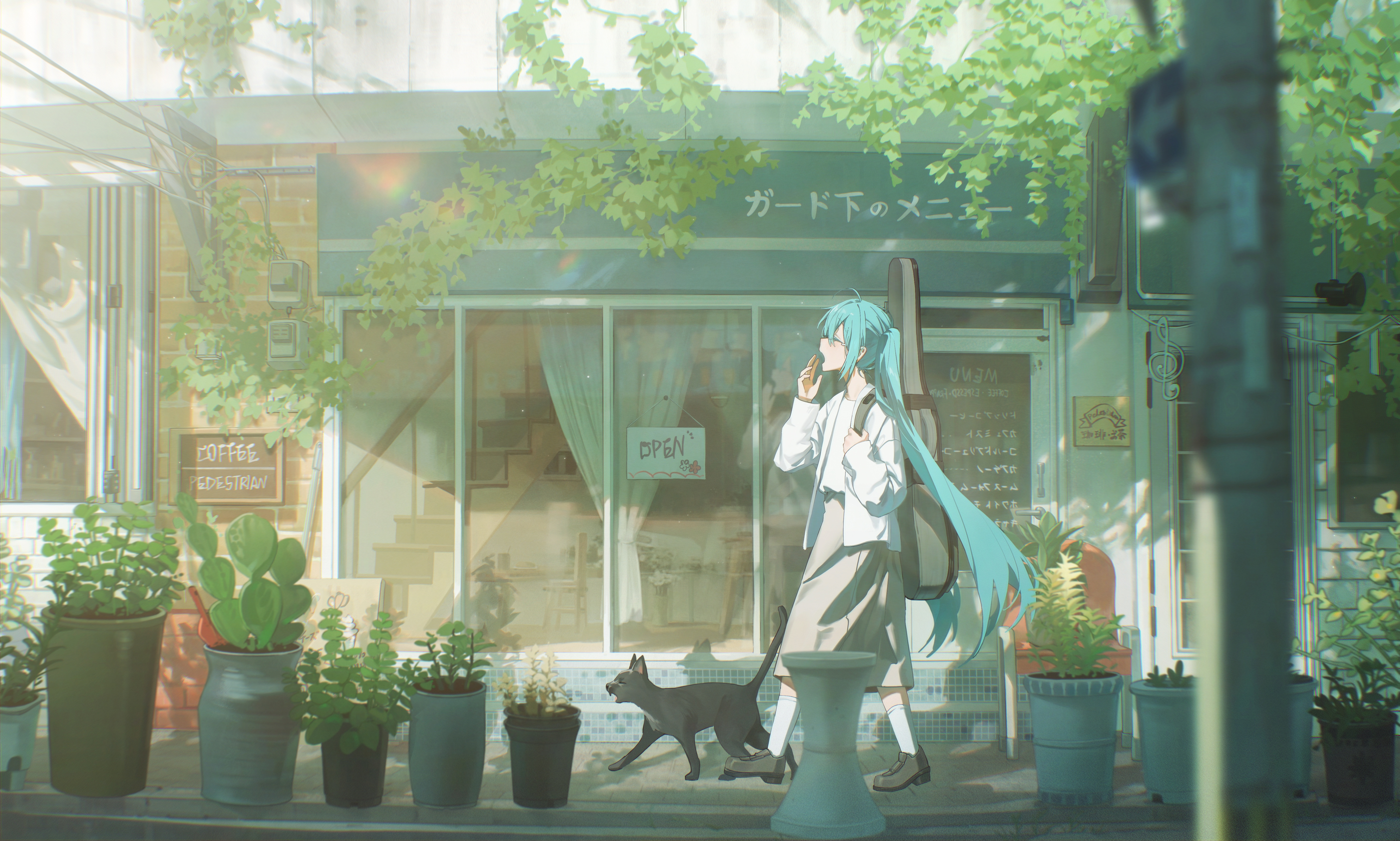 圖 貼貼初音未來。